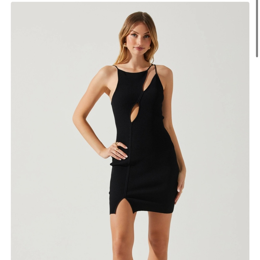 ASTR Asymmetrical Cutout Mini Dress (new! With tags)